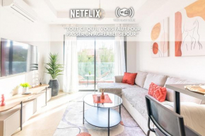 Livia cosy - Clim, Wifi, Jardin à 10min de l'Aéroport